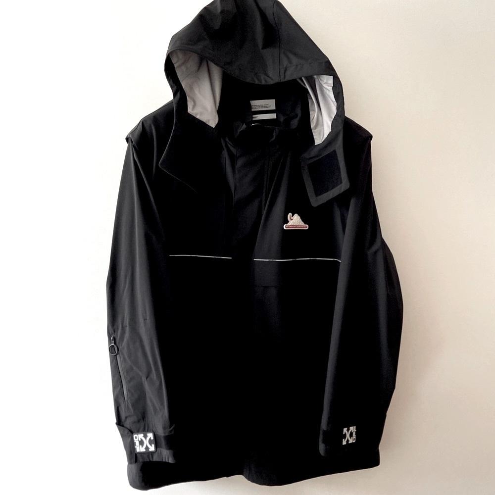Off-White Equipment Black Technical Shell Jacket Windbreaker​​​​
